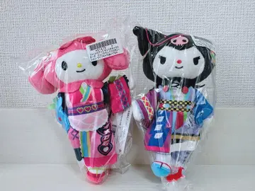 산리오 퓨로랜드 콜라보레이션 라이브 캐릭터 봉제인형 마이멜로디 쿠로미