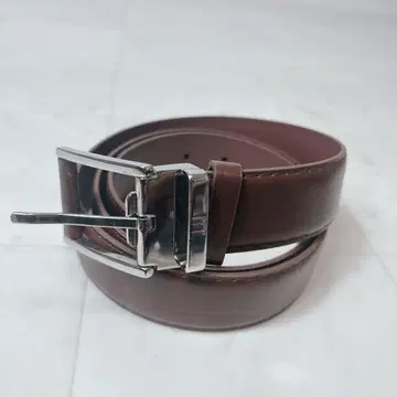 Dunhill 던힐 남성용 벨트 실버 x 브라운