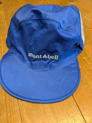 mont-bell 디즈니씨 콜라보 레인캡 블루 프리사이즈