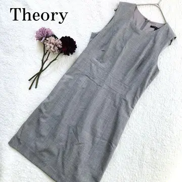 theory 띠어리 무릎 기장 원피스 울 세레모니 M