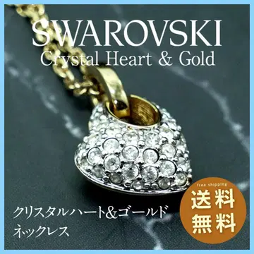 [세일] SWAROVSKI 크리스탈 하트 & 골드 목걸이