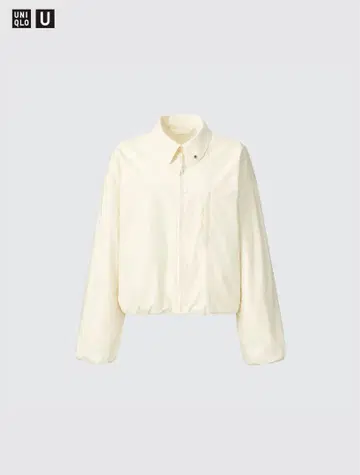 UNIQLO 볼륨 슬리브 코쿤 블루종