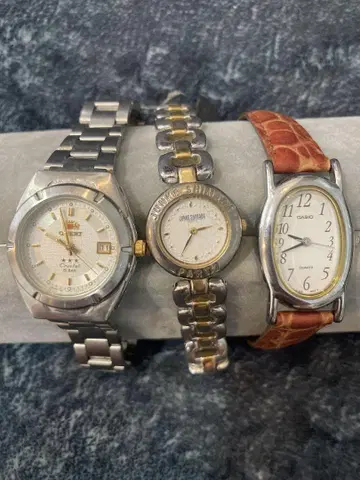 ORIENT CASIO junko shimada 아날로그 시계 3세트
