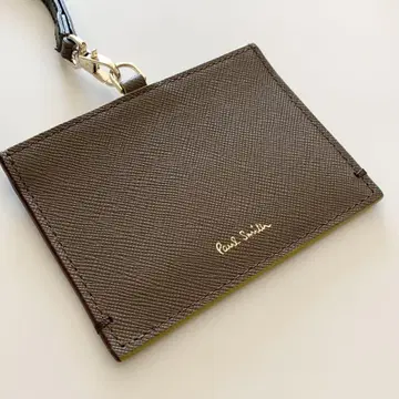 Paul Smith 브라운 가죽 카드지갑 ID 케이스
