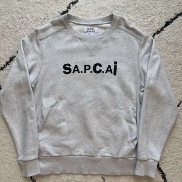 레어 SACAI A.P.C 맨투맨 그레이 XS 사이즈