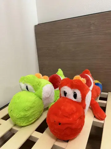 슈퍼 마리오 요시 봉제 인형 2개 세트