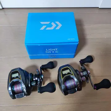 Daiwa LIGHT SW X IC 베이트릴 2대 세트