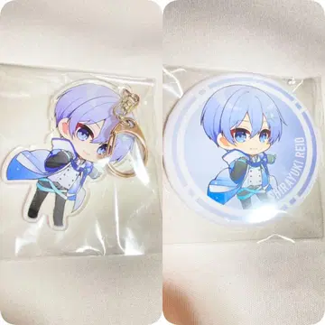 네오폴테 시라유키 레이드 캔뱃지 아크릴 키링 아크링 vtuber