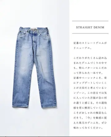 THE SHINZONE 스트레이트 데님