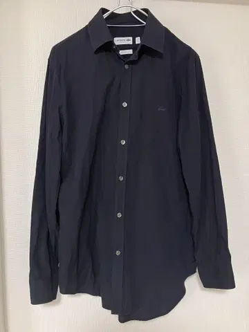 LACOSTE 라코스테 긴팔 셔츠 블랙 와니 사이즈 40