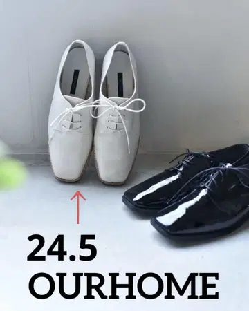 OURHOME 예쁜 레이스업 슈즈 24.5