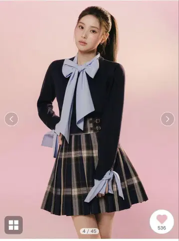 플리츠 스커트 숏 팬츠 0 사이즈 NVY