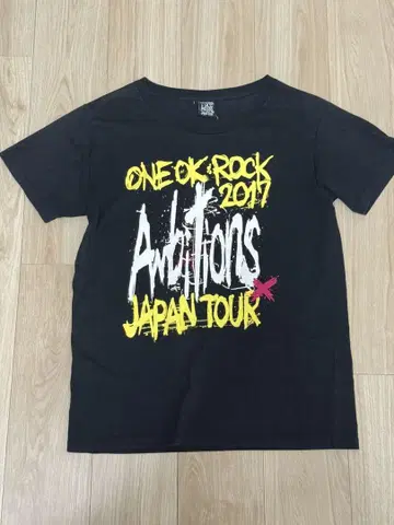 ONE OK ROCK 투어 티셔츠 L 사이즈 블랙