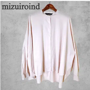 mizuiroind 미즈이로 인드 백 개더 와이드 셔츠 더스티 핑크