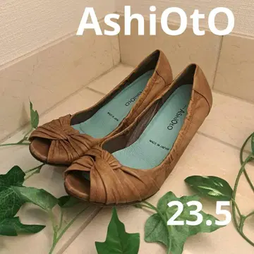 AshiOtO 아시오토 플랫슈즈 발레 슈즈 브라운 23.5