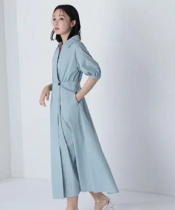 새상품급! 내추럴 뷰티 베이직 스키퍼 셔츠 원피스