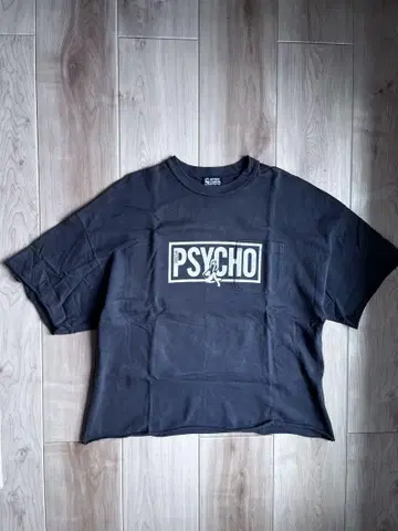 HYSTERIC GLAMOUR PSYCHO T셔츠 M 사이즈 블랙