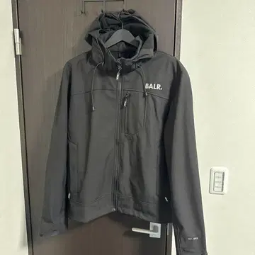BALR. 블랙 후드 자켓