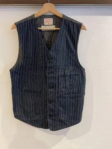 BONCOURA 워바시 Wabash 베스트 36 데님 스트라이프