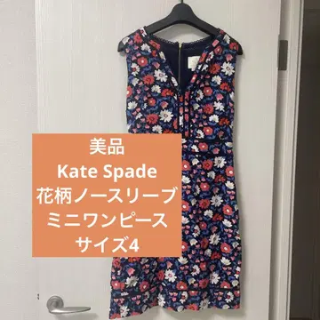 [Kate Spade] 새상품급 꽃무늬 슬리브리스 미니 원피스 여성용