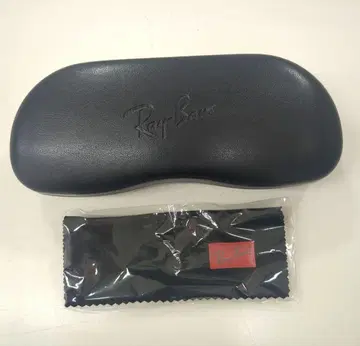 Ray-Ban 안경 케이스 블랙 클리닝 크로스 포함