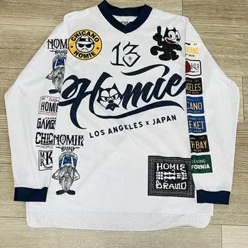 Homie Brand 메쉬 긴팔 티셔츠 S 여성용