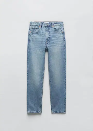 ZARA 하이 라이즈 TRF MOM 데님 팬츠