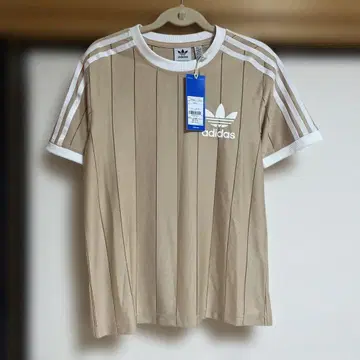 adidas 스트라이프 반팔 티셔츠 M 사이즈