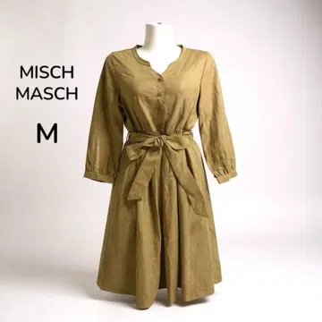 MISCH MASCH 원피스 베이지 M 페미닌 허리 리본