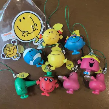 Mr. Men & Little Miss 키링 스티커 마스코트