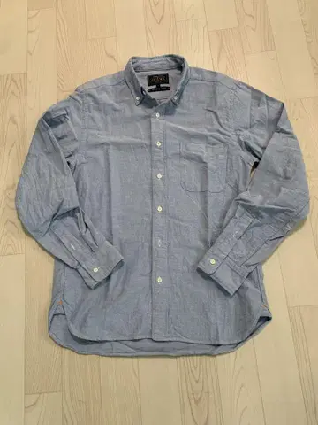 Beams+ B.D. Oxford 긴팔 셔츠 버튼 다운 블루 S