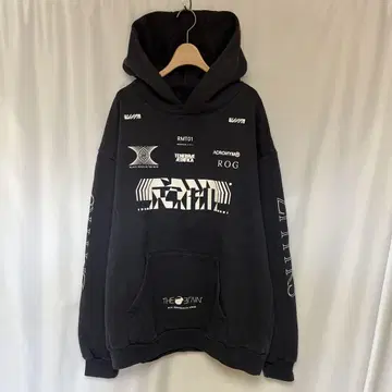 ACRONYM ROG FIS7-RS 후디 맨투맨 후드티 블랙 XL
