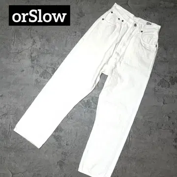 orSlow 오어슬로우 701ZBB 화이트 데님 팬츠