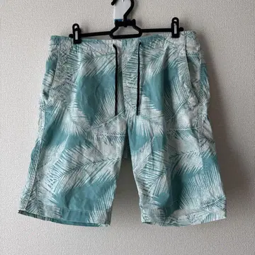 AMERICAN EAGLE 스카이블루 잎사귀 패턴 숏팬츠 w=40cm