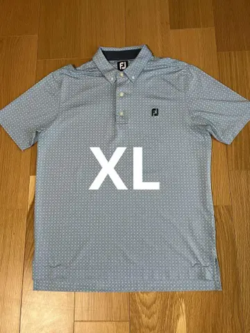 풋조이 남성용 XL 반팔 피케 셔츠 스카이블루 계열