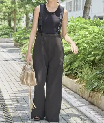 [Spick&Span/스픽 앤 스팬] 서스펜더 워커 팬츠