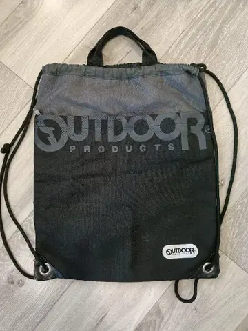 OUTDOOR PRODUCTS 드로우 스트링 백 블랙