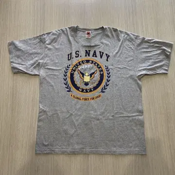 BAYSIDE U.S. NAVY 티셔츠 2XL 그레이