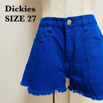 Dickies 디키즈 숏팬츠 블루 프린지 헴 [57]