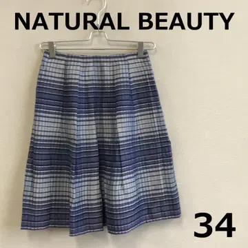 C0815A12 [ NATURAL BEAUTY ] 체크 무늬 스커트