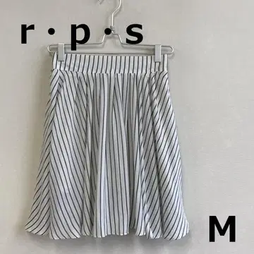 C0815A13 [ r.p.s ] 스트라이프 플레어 스커트