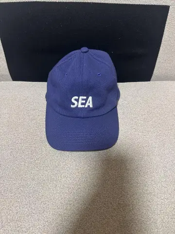 SEA 자수 네이비 캡