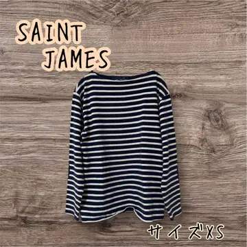 SAINT JAMES 엘보 패치 웨쌍 긴팔 티셔츠 XS