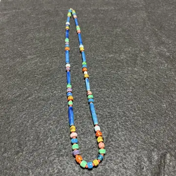 컬러풀 비즈 목걸이 약 60cm