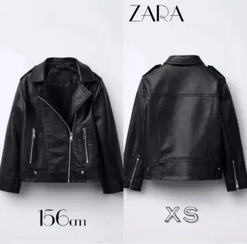 ZARA 인조 가죽 자켓