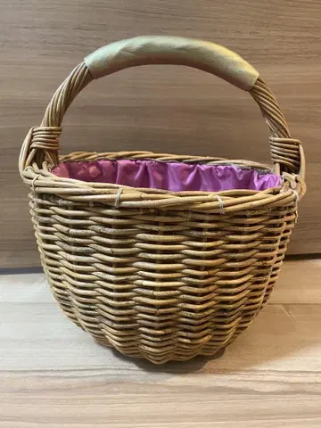 미사용품 ebagos 오카이모노 바스켓 핑크