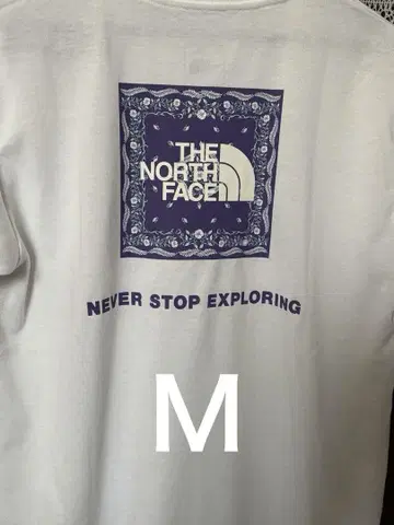 새상품급 THE NORTH FACE/더 노스 페이스 반다나 프린트 M