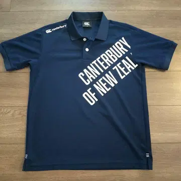canterbury 캔터베리 네이비 피케 셔츠 M