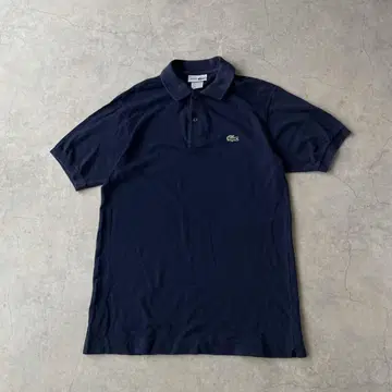 80's LACOSTE 라코스테 피케 셔츠 네이비 프랑스제