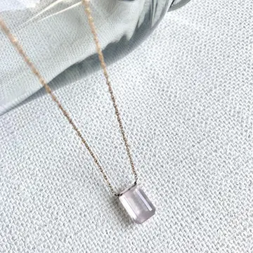 [ K10 ] SIENA ROSE 로즈 쿼츠 목걸이